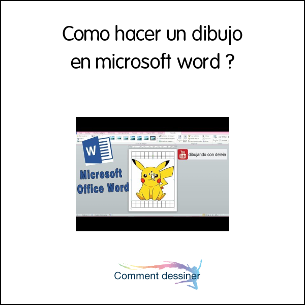 Como hacer un dibujo en microsoft word